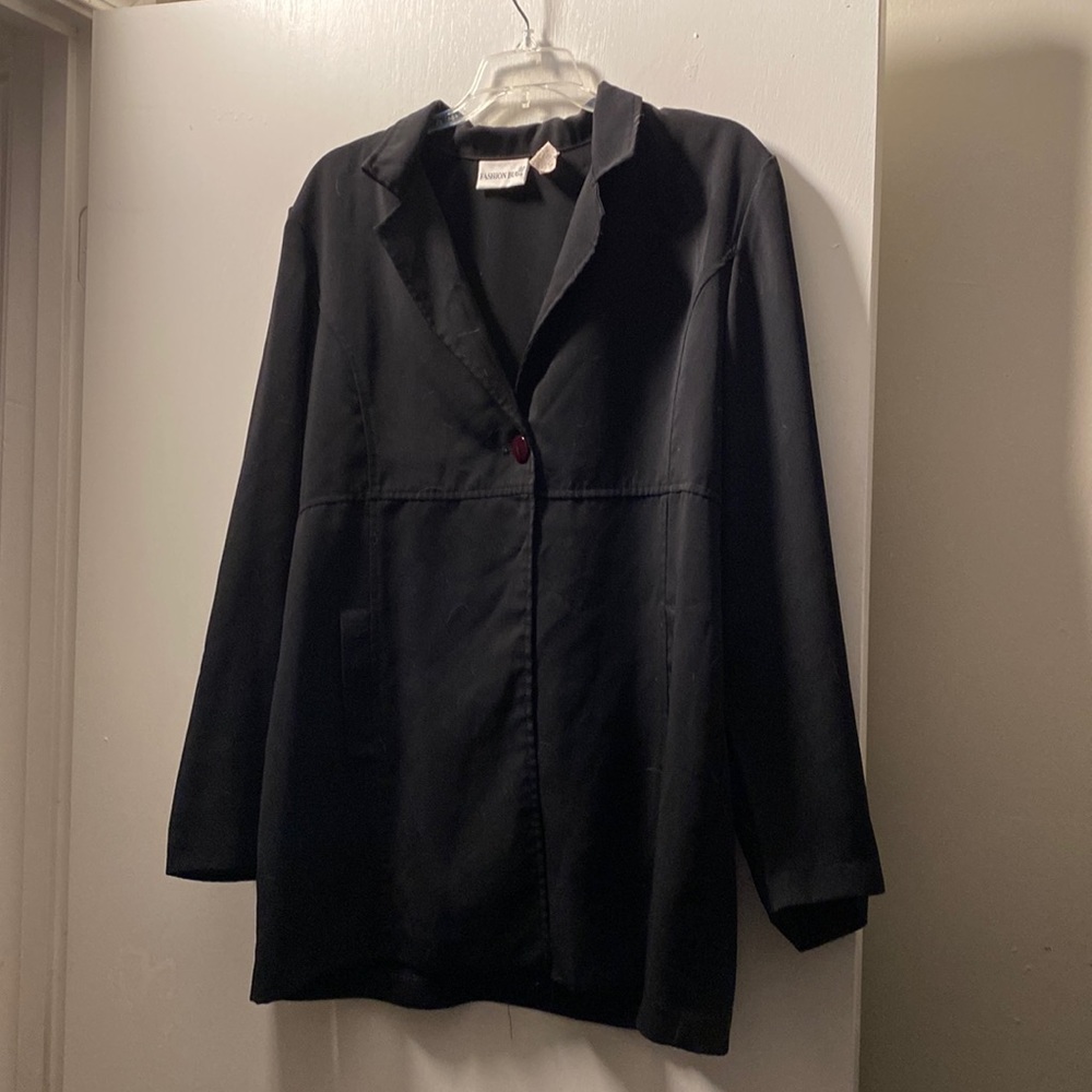 Vintage 1970’s Fashion bug black womens blazer